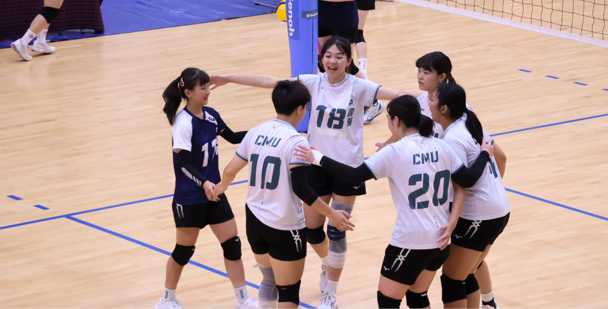 中國醫隊長陳品璇(18)帶隊攻頂，收下首勝。攝/陳奕軒