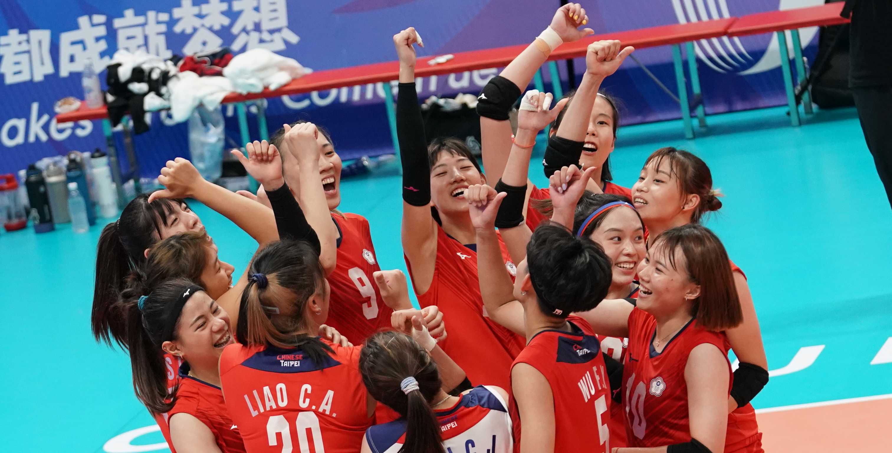 中華女排在本屆世大運以第9名作收。攝/大專體總