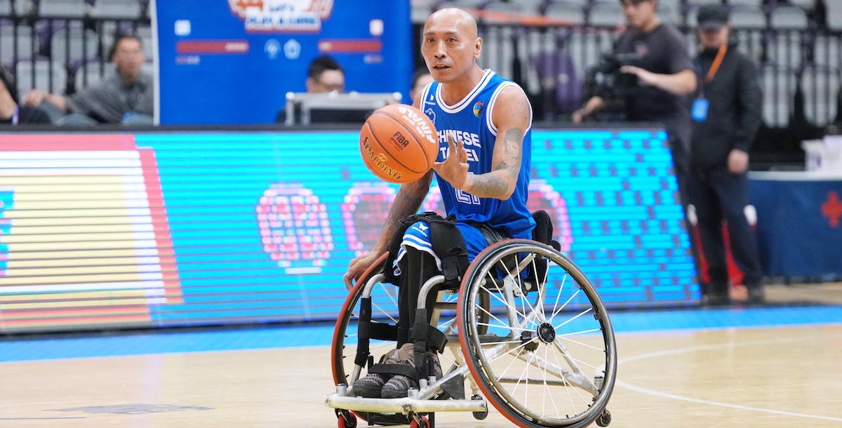 輪椅籃球公益賽，提倡運動平權。攝/大專體總
