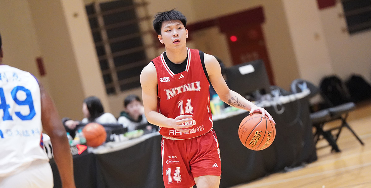 臺師莊政隆25分12籃板12助攻5抄截「大三元」。攝/大專體總