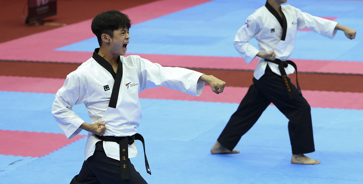 中信學院蔡和軒全大運個人首金。圖/全大運辦公室提供