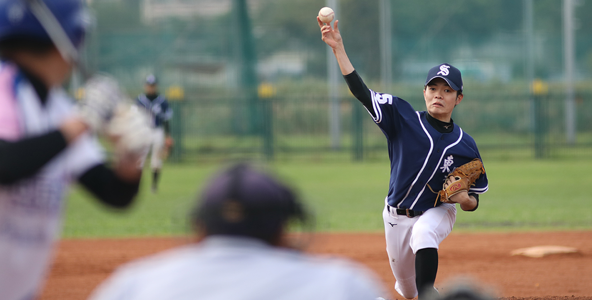 東吳日籍菜鳥石山滉紀初登板奪下勝投。攝/曾泓睿