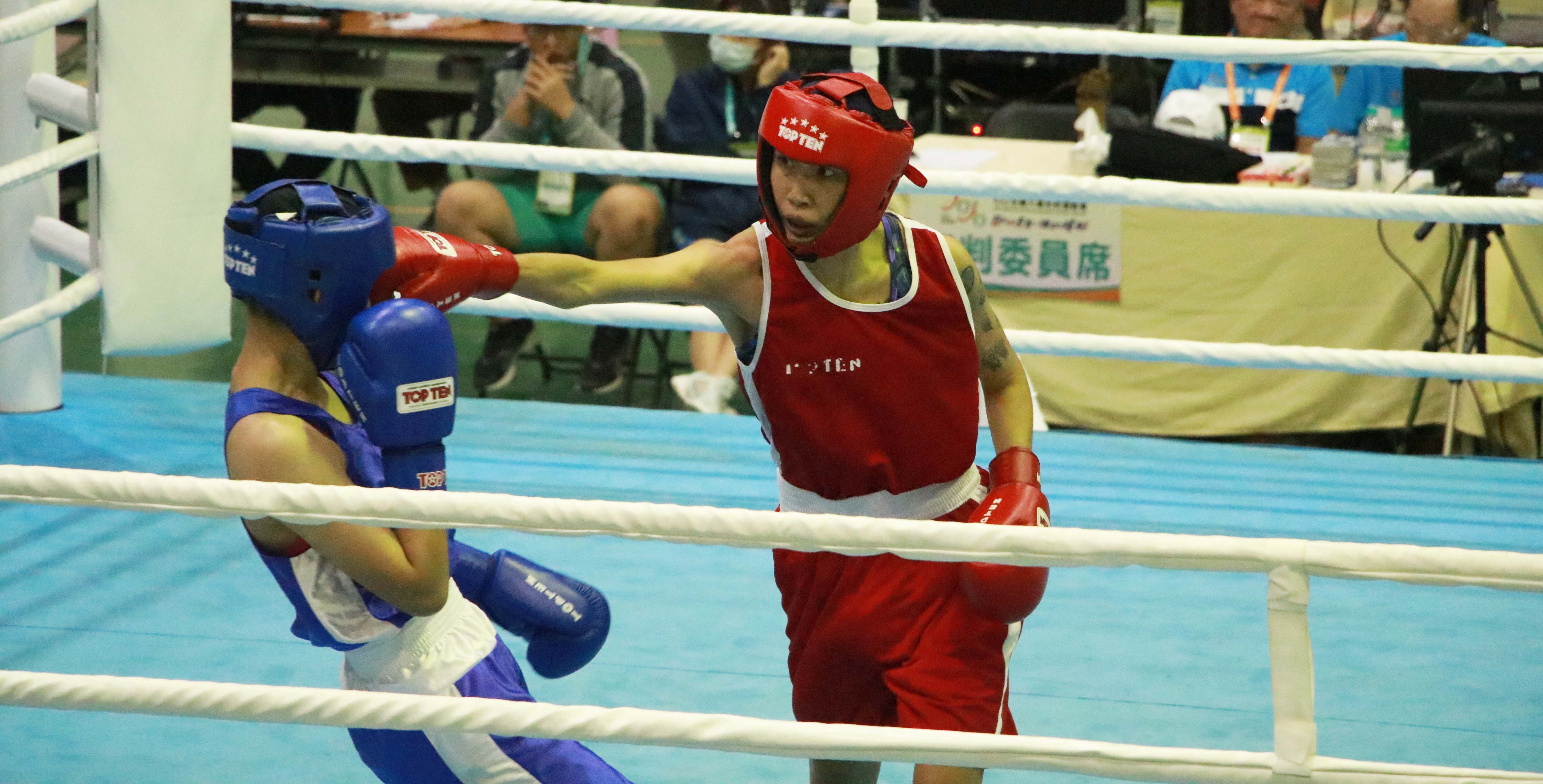 東奧選手黃筱雯氣勢萬鈞 輕鬆拿下全大運金牌。攝/劉又名