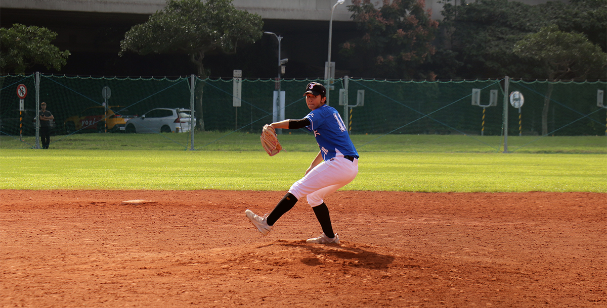 臺科投手趙彥植中繼一局無失分。攝／周孫磊