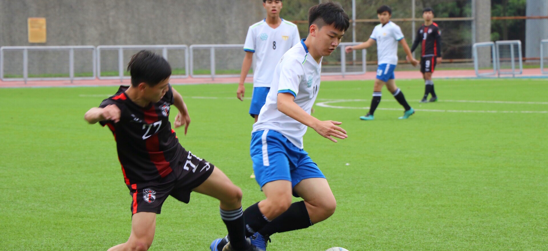 雲科大10分鐘內連進3球逆轉勝。攝/陳昱萍