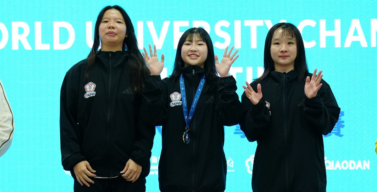 中華隊拿下女子10公尺空氣手槍團體金牌。攝/大專體總
