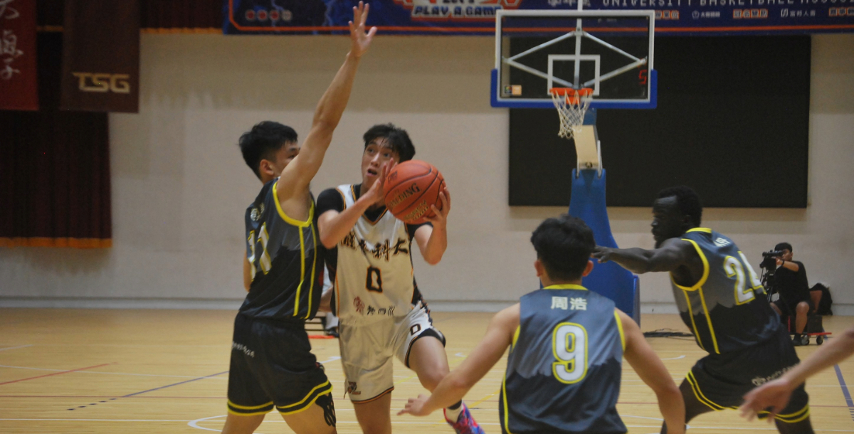 文化(黑)積極爭取機會，阻擋醒吾取分。攝/吳妤宸