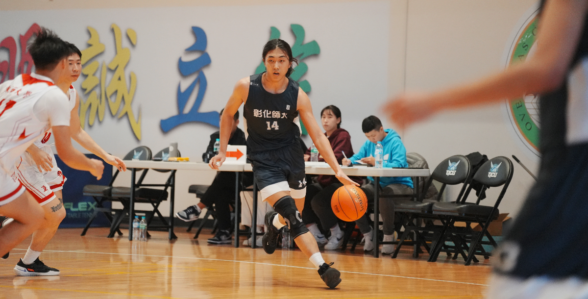 彰師大隊長游家騫展現良好領袖風範帶隊取勝。攝／施浚璿