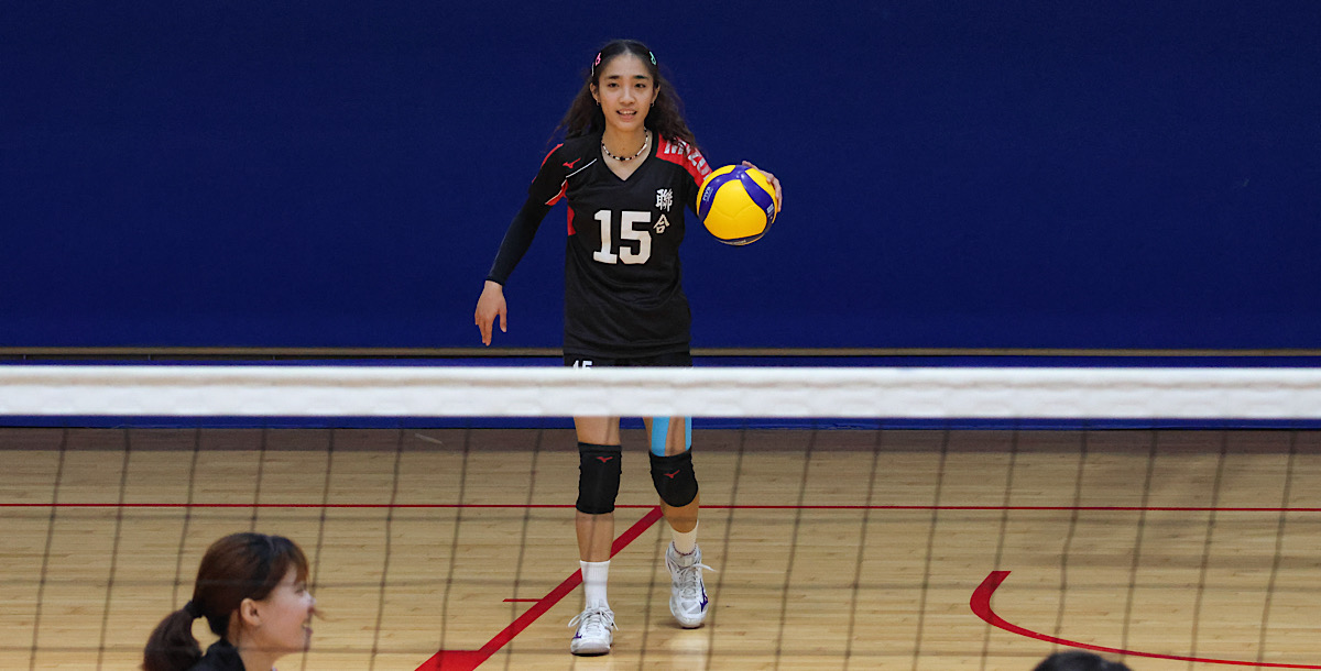 聯合潘怡辰攻擊手感火燙。攝/陳姸澄