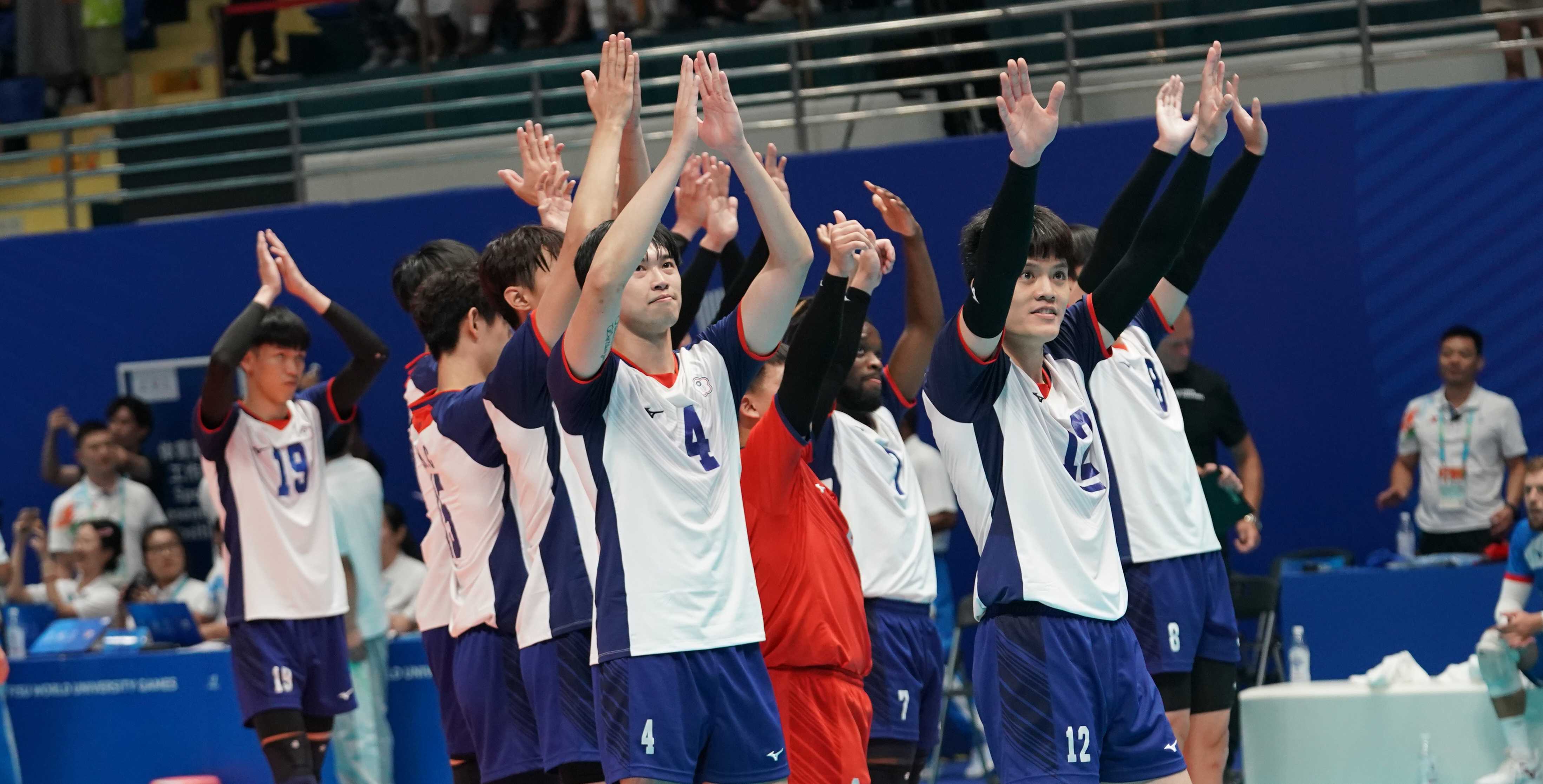 中華男排在本屆世大運以第12名作收。攝/大專體總