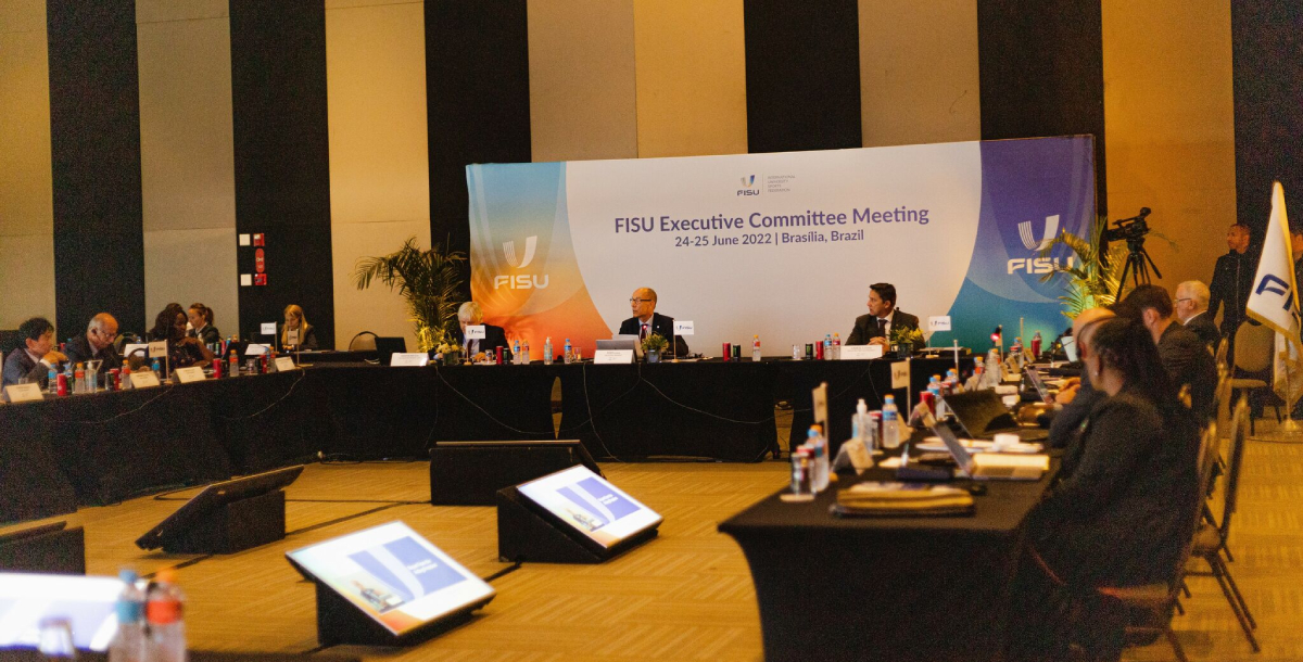 FISU執委會於巴西召開，會中正式宣布成都世大運改期日期。圖/取自FISU官網