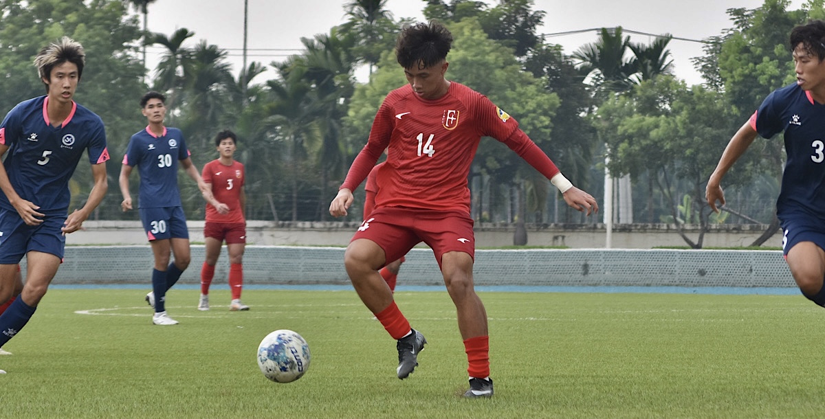 輔大王柏穎本場在進攻表現十分活躍。攝/蔡佩璇