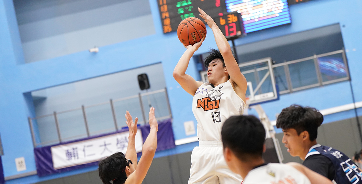 國立體大張祐瑋攻下全場最高16分。攝/大專體總