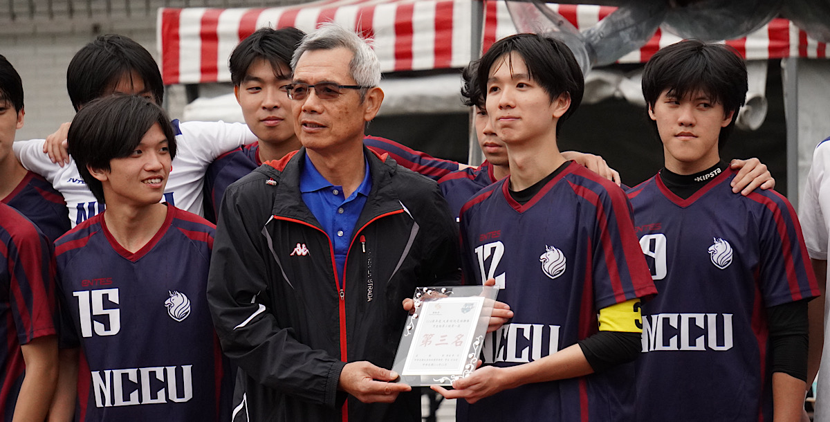 政大在男三級分區排名賽中獲得第三名。攝/孫千筑 (另開新視窗)