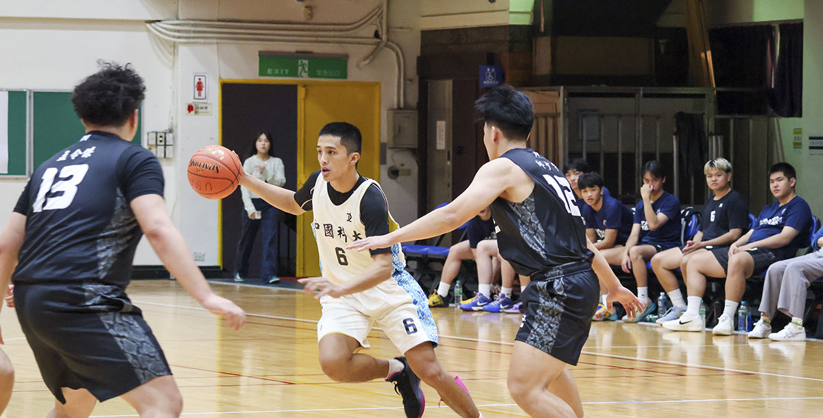 中國科大謝民捷攻下全場最高35分。攝/蔡書庭