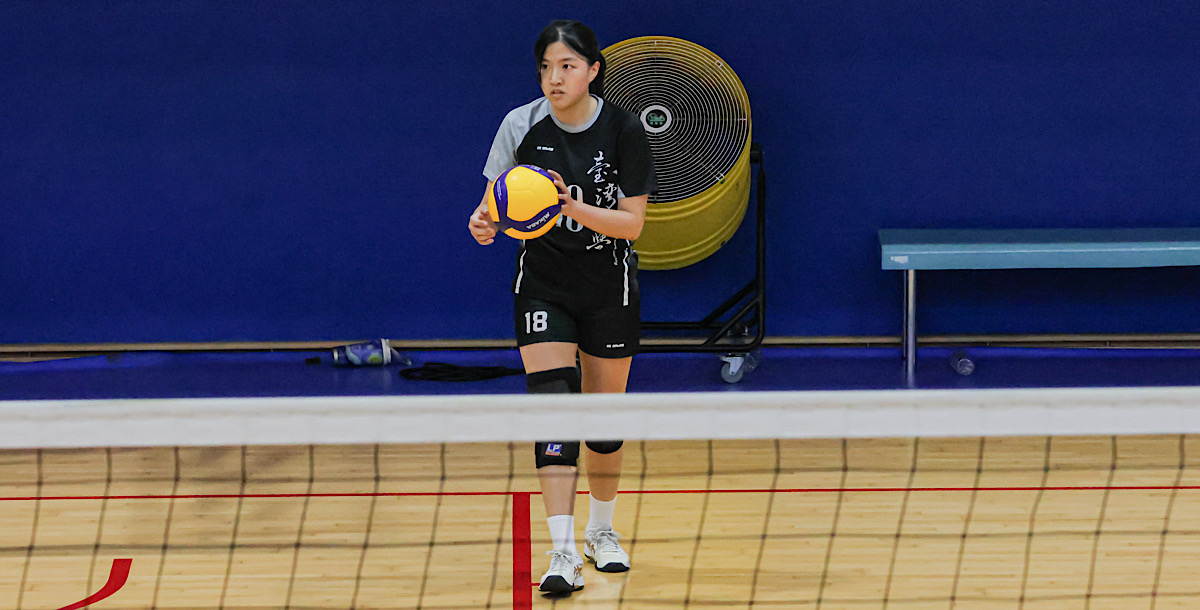 臺大侯宛妤攻擊端表現亮眼。攝/陳姸澄