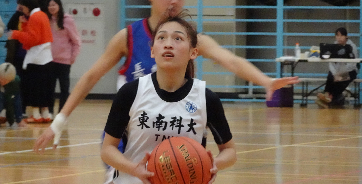 東南科大李雯萱攻守兩端皆表現優異。攝/黃韋綺