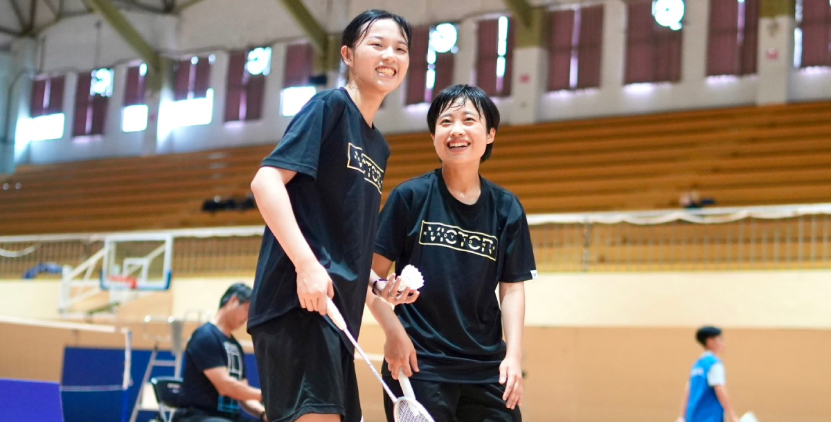 臺北醫大陳彥穎/楊采庭是單雙打最佳夥伴。攝/大會