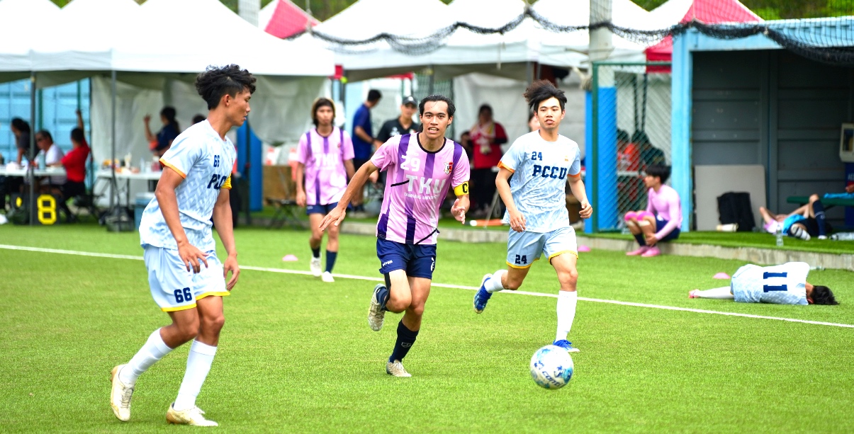 淡江隊長劉浩雲力挽狂瀾串連團隊，展現積極對抗。攝／施浚璿