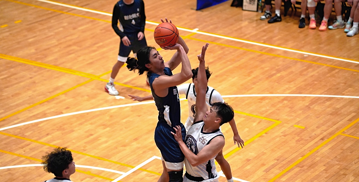 彰師隊長游家騫積極串聯團隊攻守節奏，帶隊拿下勝利。攝／施浚璿