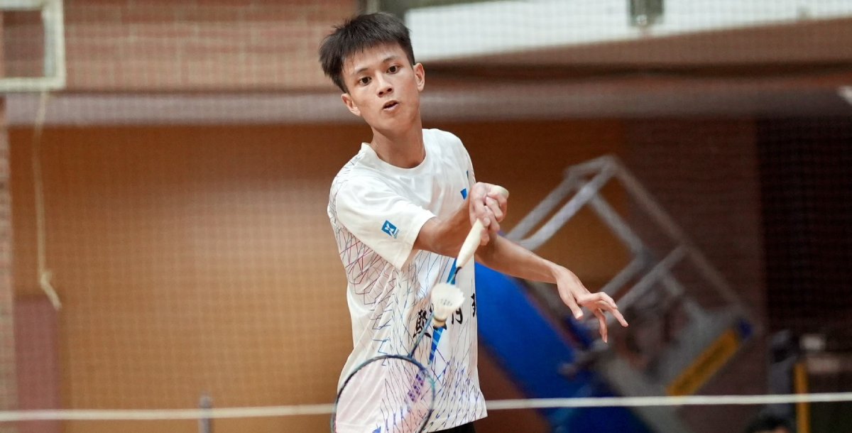 輔英科大孫鵬在男單預賽16強淘汰上屆分站冠軍。攝/大會