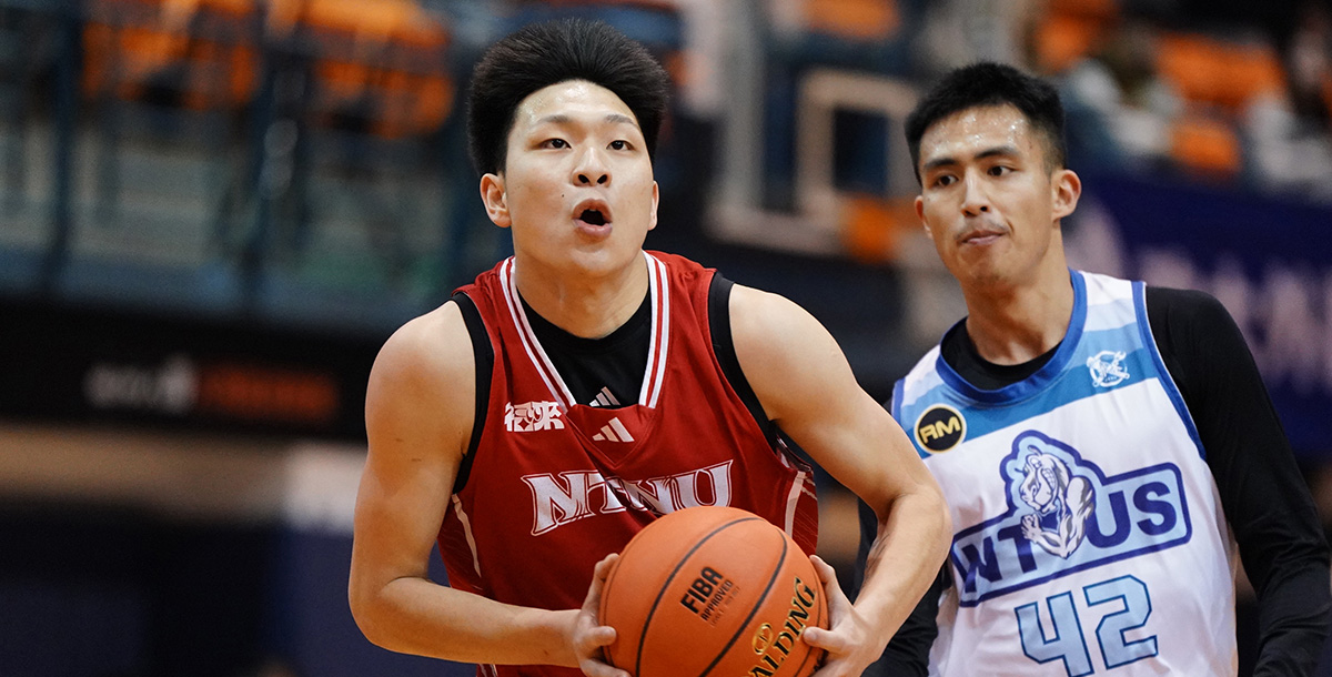 臺師莊政隆11分11籃板12助攻，UBA生涯4度大三元第一人。攝/大專體總