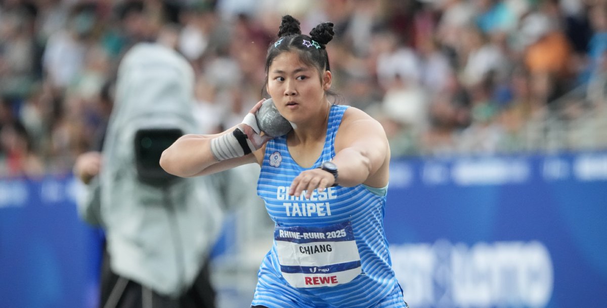 江靜緣首度參加世大運就闖進鉛球決賽,推出第6名。攝/大專體總