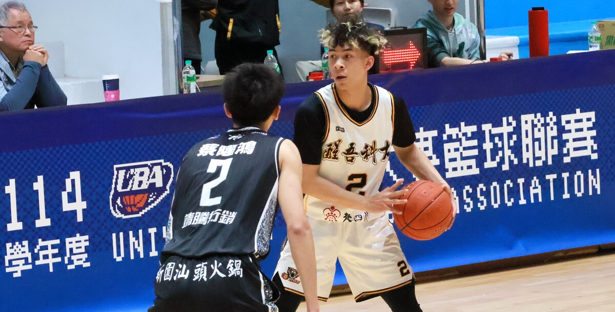 醒吾隊長陳翰今日攻下14分，帶領球隊逆轉。攝/廖心瑀