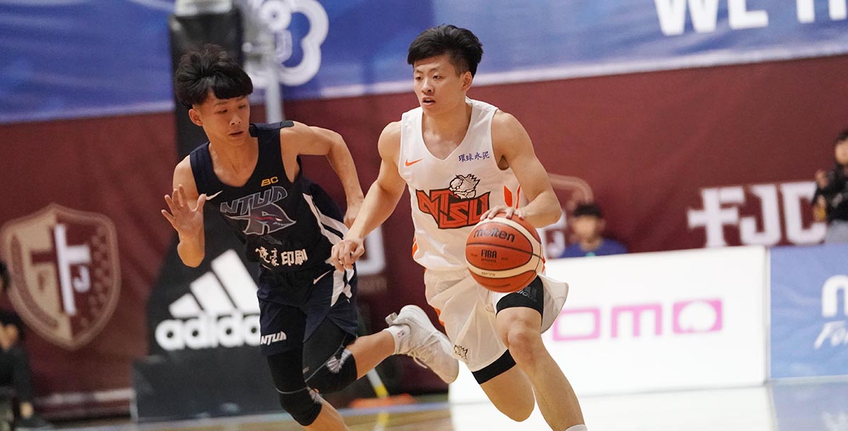 國體關達祐在終場前8.08秒致勝一投,終止2連敗。攝/大專體總