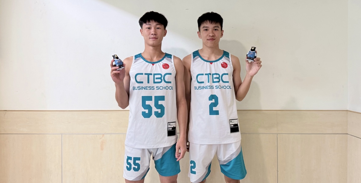 林雨宏與黃澤泓跨海逐夢， UBA 首賽季驚奇攻蛋。攝／SSU特派員 王詠盛