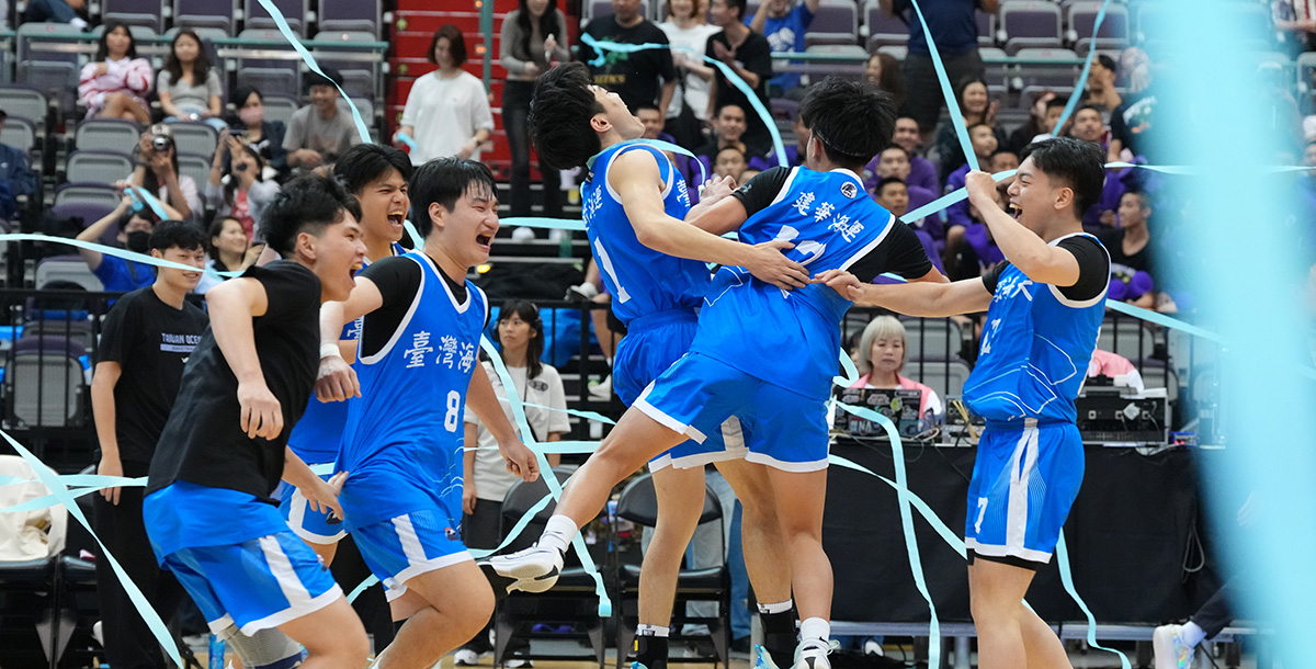 海大本季11戰全勝首於小巨蛋封王，也是繼110學年度後再奪冠。攝/大專體總 (另開新視窗)