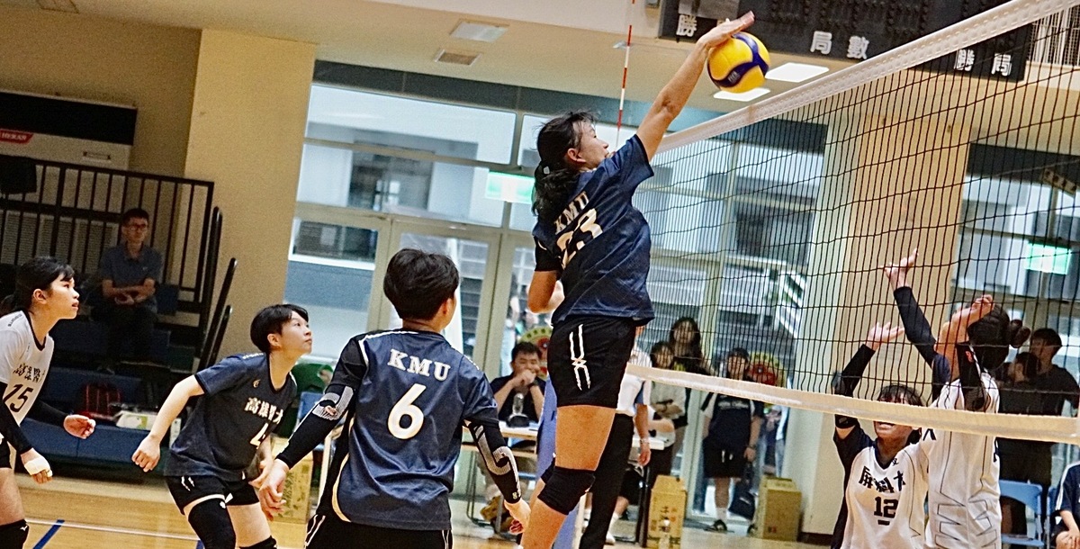 高醫郭予心今日在攻守兩端展現強大壓制力。攝/蔡佑涵