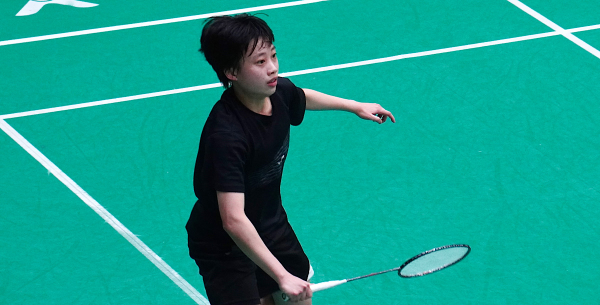 北醫楊采庭五度出戰全大運，一般女生組單打奪下金牌。攝／SSU特派員 孫千筑